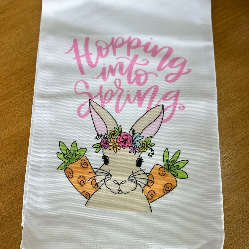 Hopping Into Spring Tea Towel